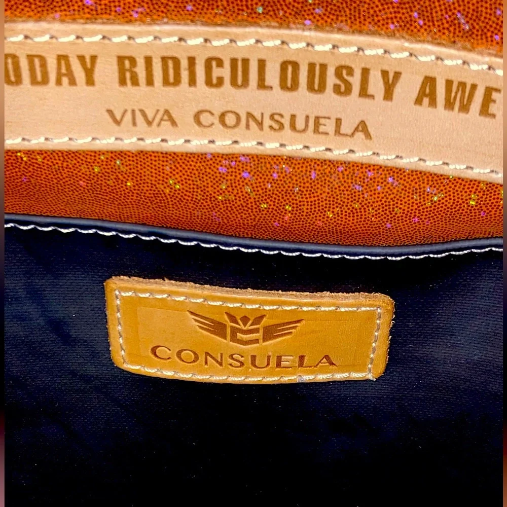 Consuela Leather trim snakeskin print tote bag - Picture 4 of 12